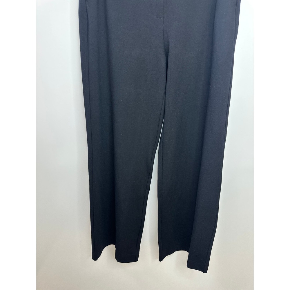 NWT Quince Ultra-Stretch Ponte Bootcut Pants Size 12 Black Office Professional - Picture 12 of 14